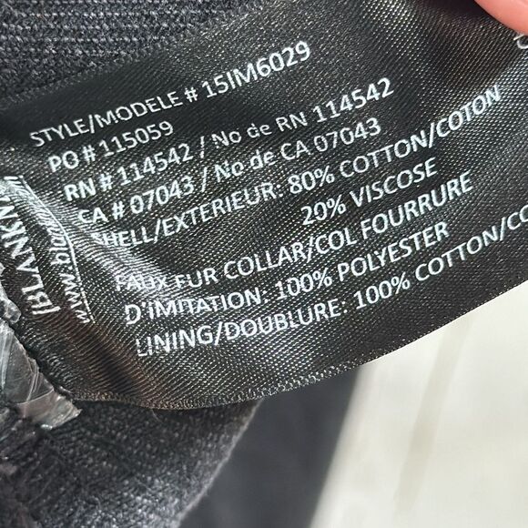 BLANKNYC Black Sherpa Lined Denim Jacket Streetwear Grunge Fall Layering - Picture 9 of 16